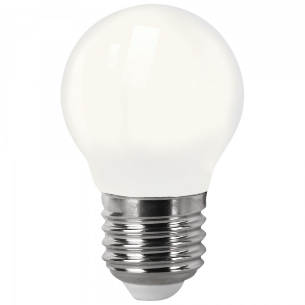 Bomb.led filam.esferica opal e14 4w.fria (caja de 10 unidades)