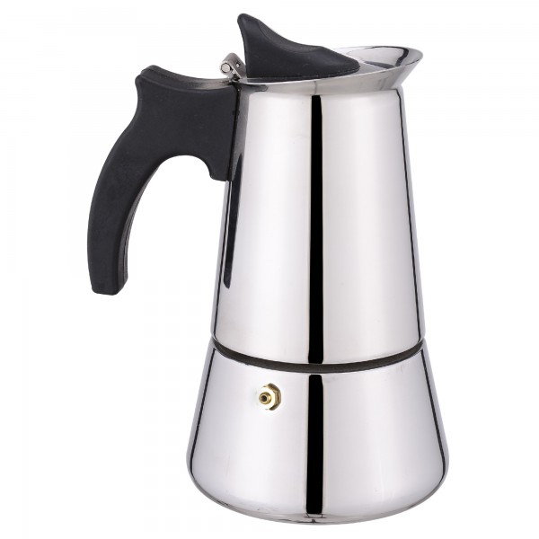 Cafetera inox. induccion 4 tazas