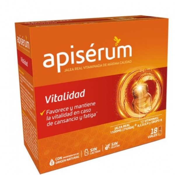 Apiserum Vitalidad 18 Viales Bebibles