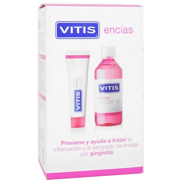 Vitis Encias Pasta Dentifrica 100ml + Colutorio 500ml Promo