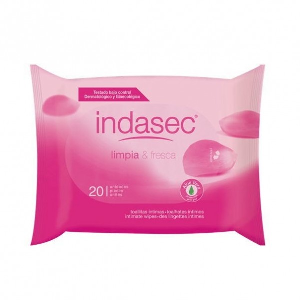 Indasec Toallitas Higiene Intima 20 Uds