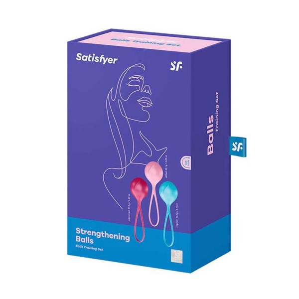 Satisfyer strenghtening balls entrenamiento pelvico 3un