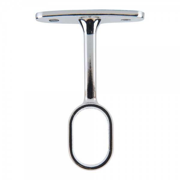 Soporte armario central ovalado cromado cintacor - storplanet (pack 2 unidades)