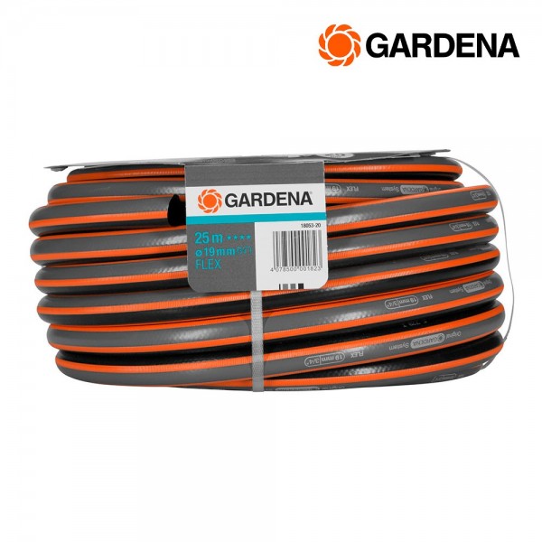 Manguera de riego flex ø19 mm, ¾ pulg, 25 m