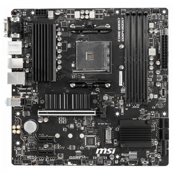 Msi placa base b550m pro-vdh matx am4