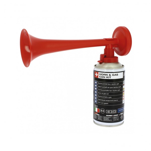 Bocina Portátil Tipo Náutico Gas 500Hz 110DB Muy Potente