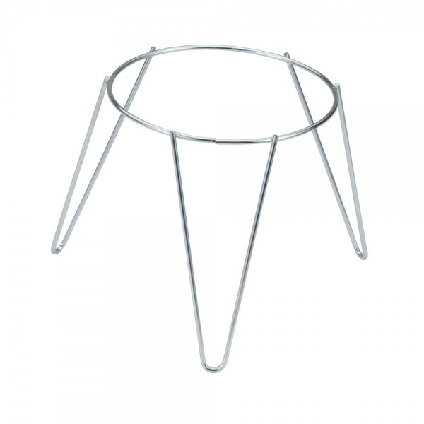Soporte para macetero de pie zincado ø16 cm (pack 2 unidades)