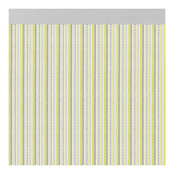 Cortina para puerta modelo brescia color amarillo 90 x 210 cm