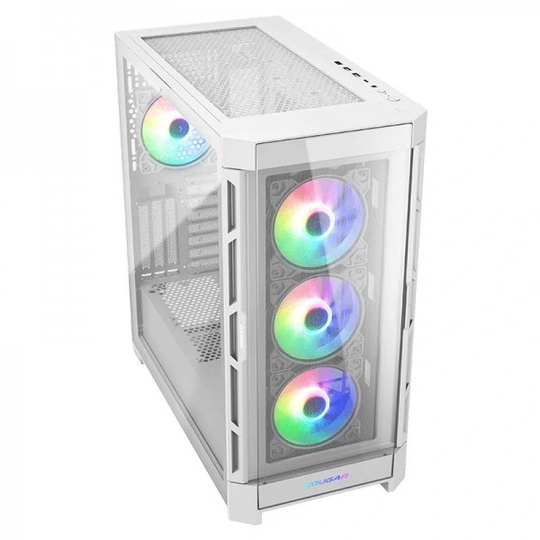 Cougar caja semitorre duoface pro rgb white