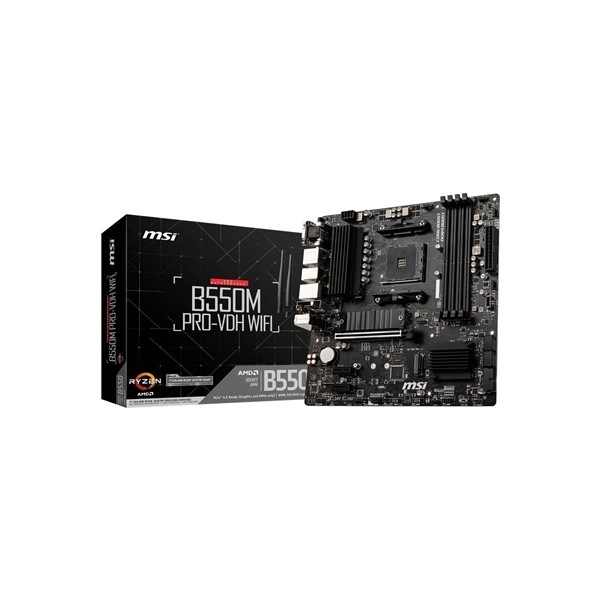Msi placa base b550m pro-vdh wifi matx am4