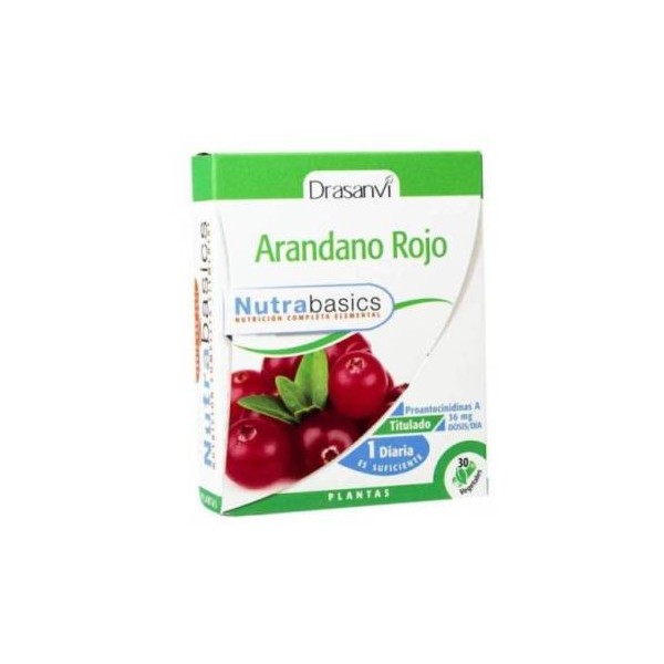 Arandano Rojo 30 Capsulas Nutrabasicos Drasanvi