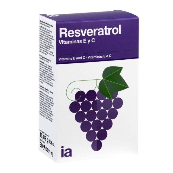 Interapothek Resveratrol Antioxidante con Vitaminas C y E 30 Cápsulas