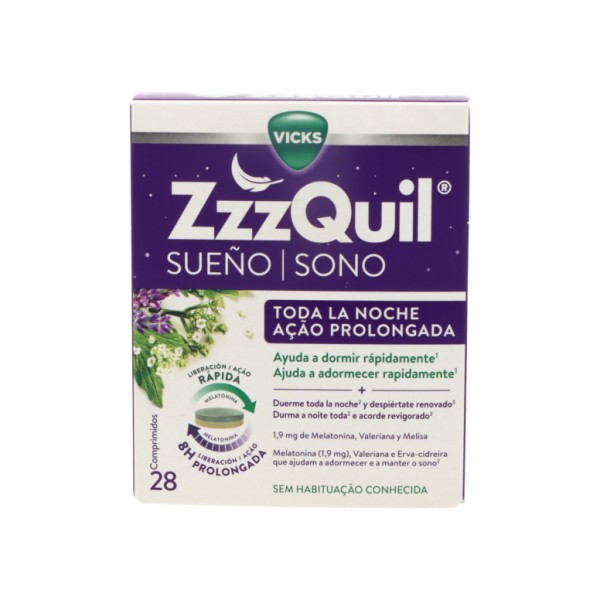 Zzzquil Sueño Toda La Noche 28 Comprimidos