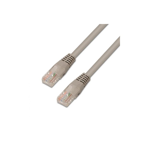 Aisens latiguillo rj45 cat.6 utp 2.0m gris cobre