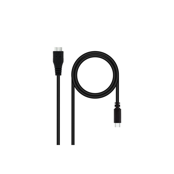 Nanocable cable usb 3.0, usb-c/m-micro b/m 1 m