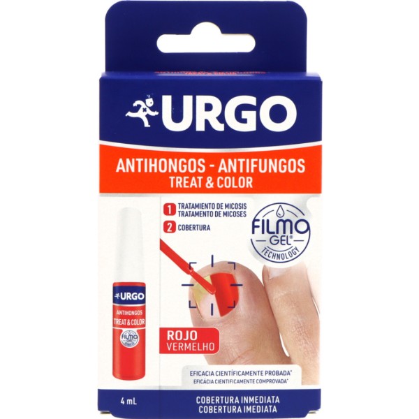 Urgo Treat & Color Antihongos 4 ml Color Rojo
