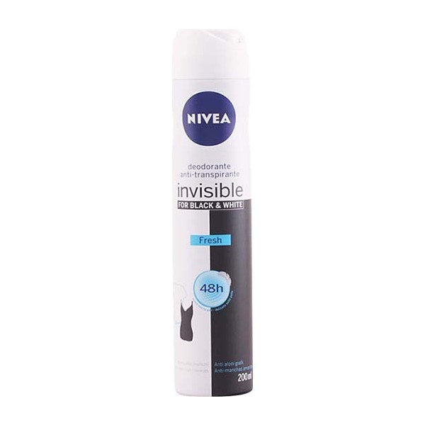 Nivea invisible clear desodorante spray 200ml vaporizador