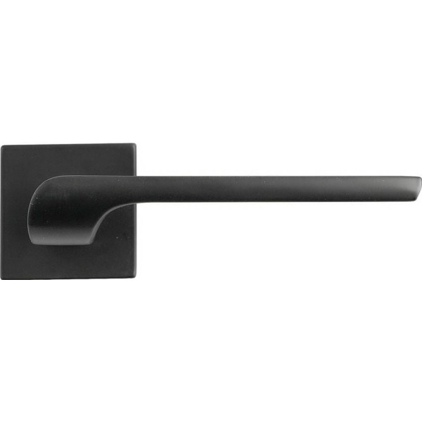 Manilla roseta cuadrada 50mm. negra