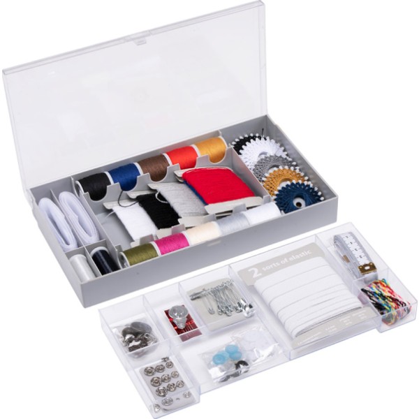 Caja costura 87 piezas 15,1 x 26,5 x 4,7 cm