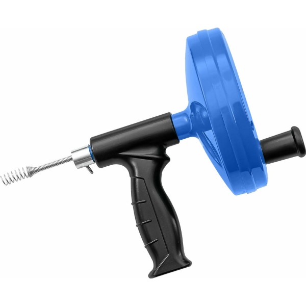 Desatascador espiral tambor manual 5m.