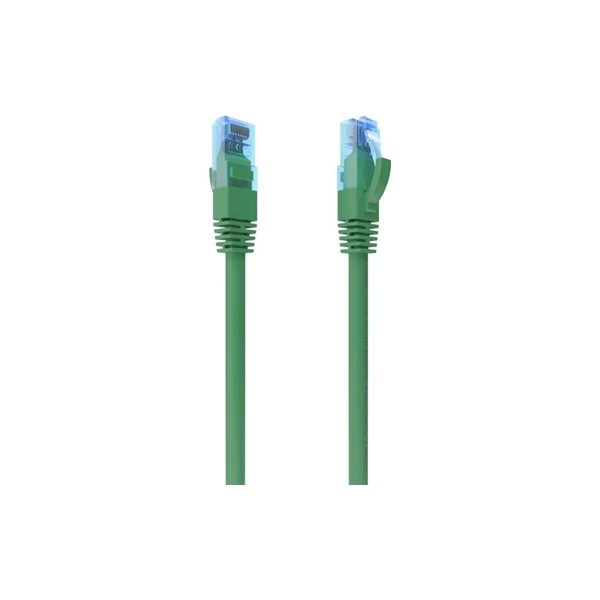 Aisens cable rj45 cat.6 utp awg26 cca verde 0.5m