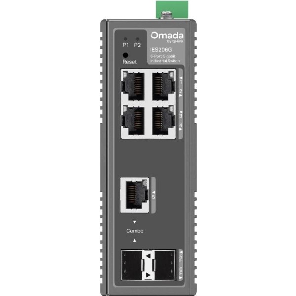 Tp-link ies206g switch industrial 4xg 1xsfp 1xc