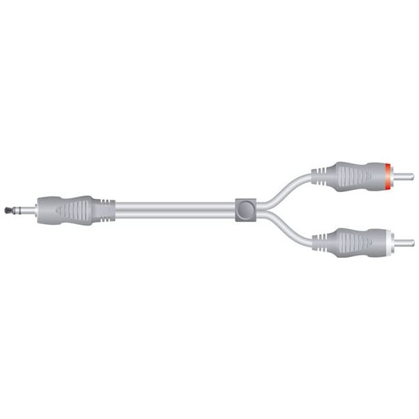 Techlink 2 rca - 1jack 3.5 st 1m 640021